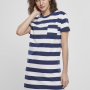 Pruhované tričkové šaty URBAN CLASSICS (TB3637)