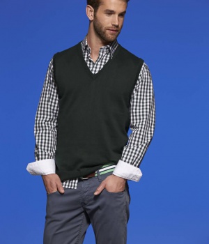 Pánský svetr bez rukávů James & Nicholson (JN657)