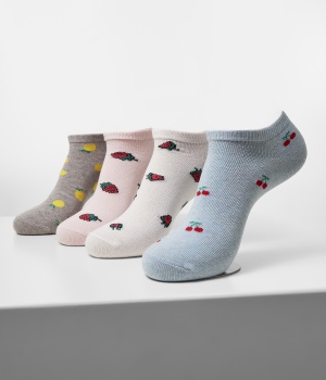 Kotníkové ponožky 4-pack URBAN CLASSICS (TB4229)