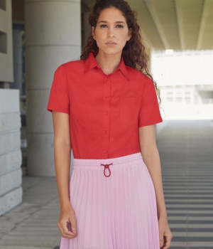 Dámská košile s krátkým rukávem Fruit of the Loom (65-014-0)